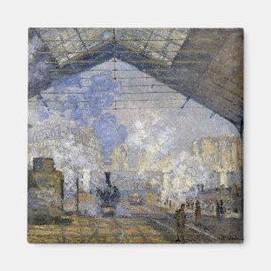 Aimant La gare Saint-Lazare, Monet