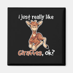 Aimant La girafe comme la girafe ok