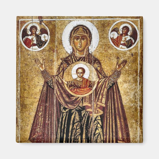 Aimant La Grande Panagie Orthodoxe Icône Chrétienne (Devant)