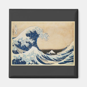 Aimant La Grande Vague au large de Kanagawa par Hokusai