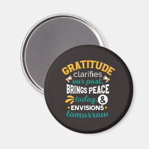 Aimant La gratitude apporte la paix aujourd'hui – Foi pos