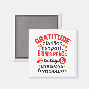 Aimant La gratitude clarifie notre passé – Art Inspirant