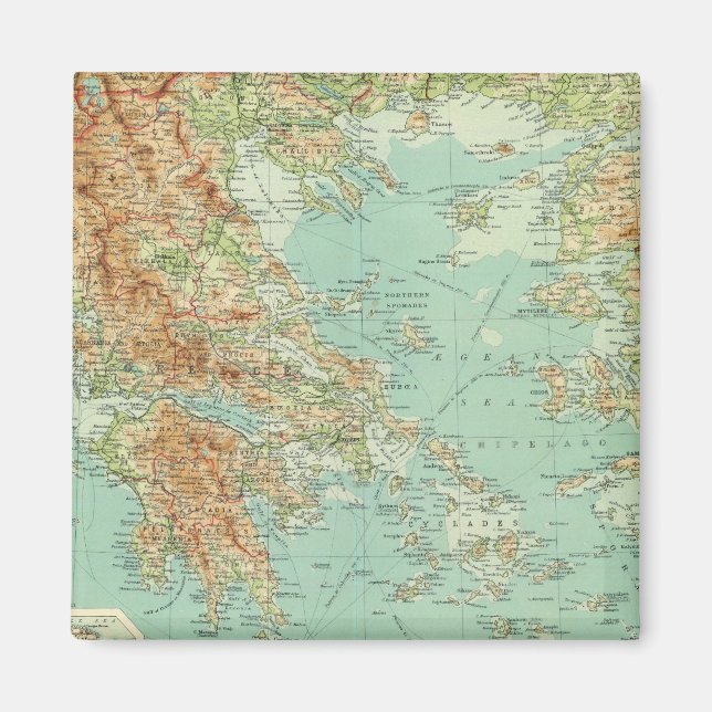 Aimant La Grèce et la mer Égée (Devant)