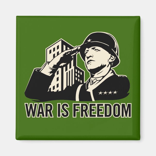 Aimant La guerre est la liberté (Devant)