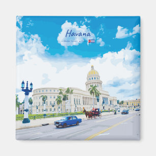 Aimant La Havane, Cuba - Âme Classique Vintage
