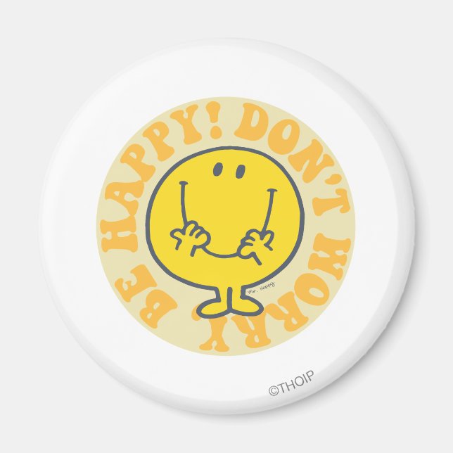 Aimant La joyeuse devise de M. Happy (Devant)