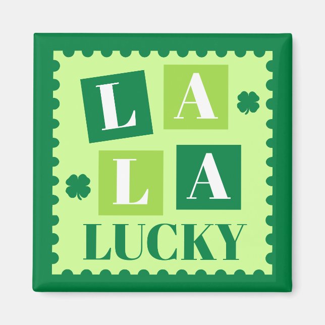 Aimant La La Lucky Saint-Patrick (Devant)