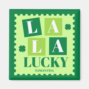 Aimant La La Lucky Saint-Patrick personnalisé