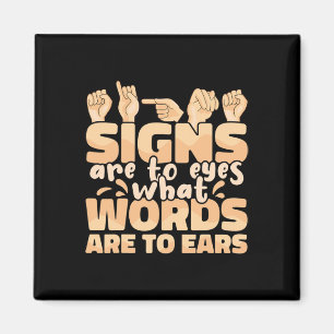 Aimant La Langue Des Signes Est Aux Yeux Ce Que Les Mots
