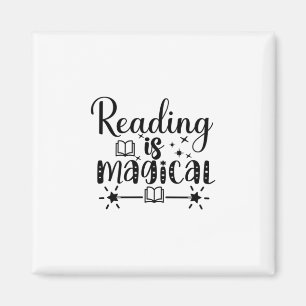 Aimant La lecture d'art est magique