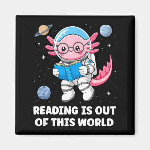 Aimant La lecture est hors de ce monde