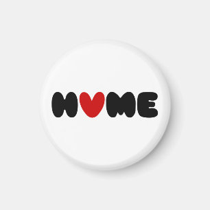 Aimant La Maison Est Là Où Le Coeur Est