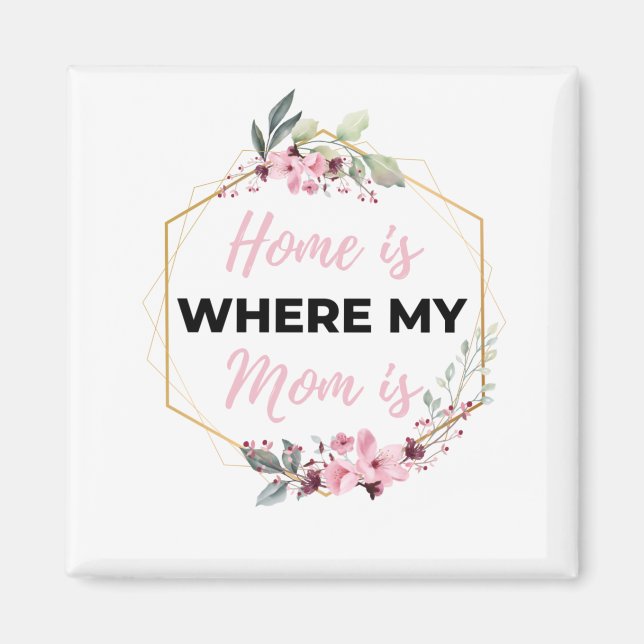 Aimant La maison où ma mère est noire (Devant)