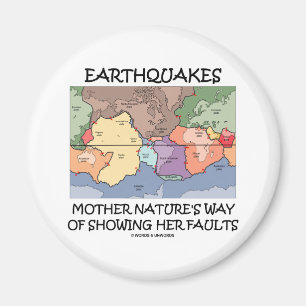 Aimant La manière de la mère nature de tremblements de