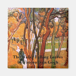 Aimant La marche : Feuilles en chute par Vincent van Gogh
