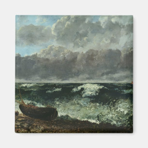 Aimant La Mer Stormy ou, La Vague, 1870