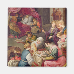 Aimant La naissance de la Vierge, 1640 (huile sur la