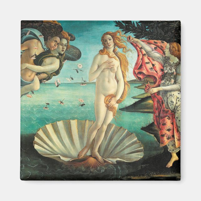 Aimant La naissance de Vénus - Art classique de Botticell (Devant)