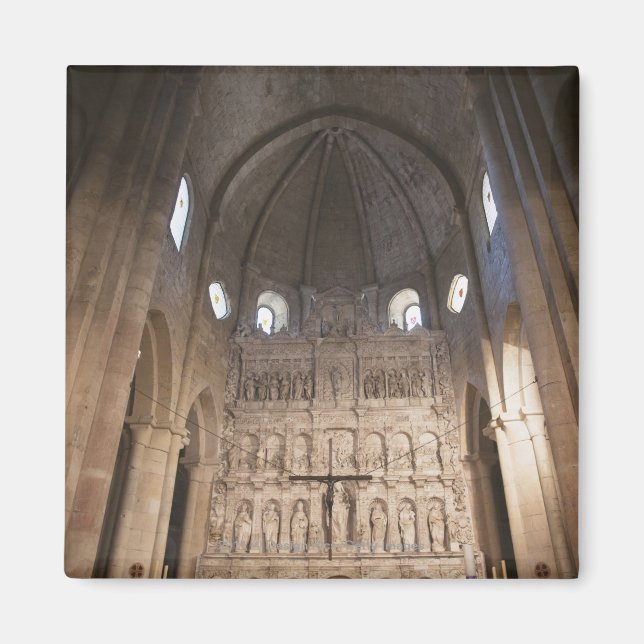 Aimant La Nef Du Monastère De Père Noël Maria De Poblet (Devant)