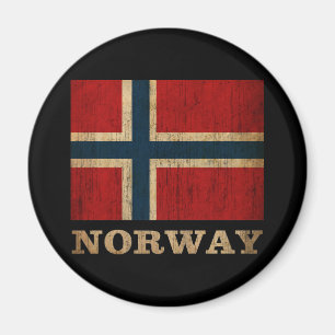 Aimant La Norvège vintage