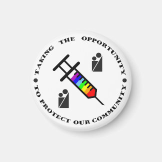 Aimant La nouvelle école de Blacksburg célèbre le vaccin 