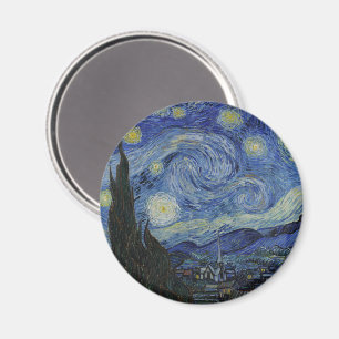 Aimant La nuit étoilée de Van Gogh : Le tourbillon des rê