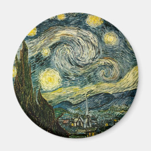 Aimant La nuit étoilée de Vincent van Gogh (1889)