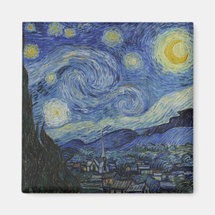 Aimant La Nuit étoilée (Vincent van Gogh) (Art célèbre)