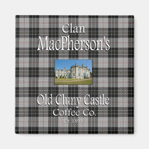 Aimant La Old Clan MacPherson's Cluny Castle Coffee Co.