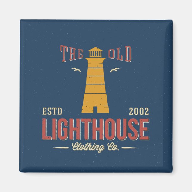 Aimant La Old Lighthouse Clothing Co. (Devant)