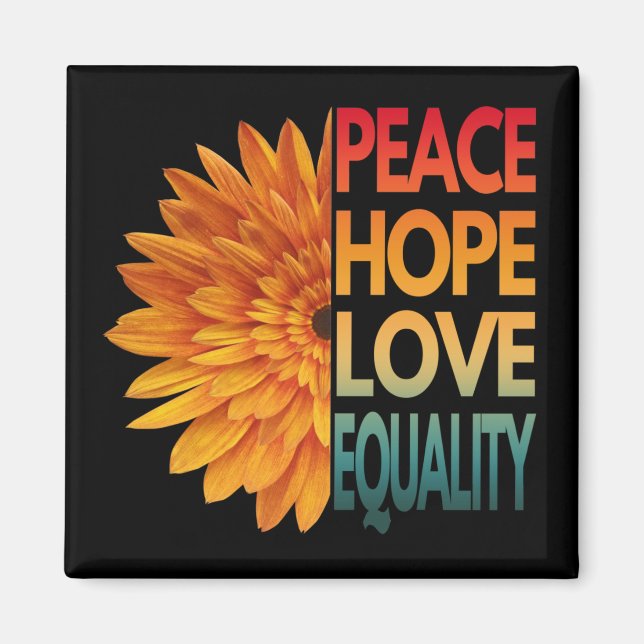 AIMANT LA PAIX AIME L'ESPOIR D'ÉGALITÉ (Devant)