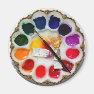 Aimant La palette de l'artiste "quels oeufs de Deviled ?"
