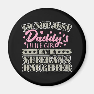 Aimant La petite fille de papa, un vétéran militaire