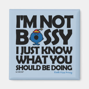 Aimant La Petite Mlle Bossy Sait Juste