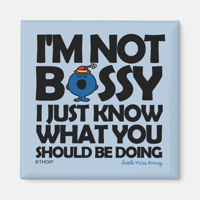 Aimant La Petite Mlle Bossy Sait Juste (Devant)