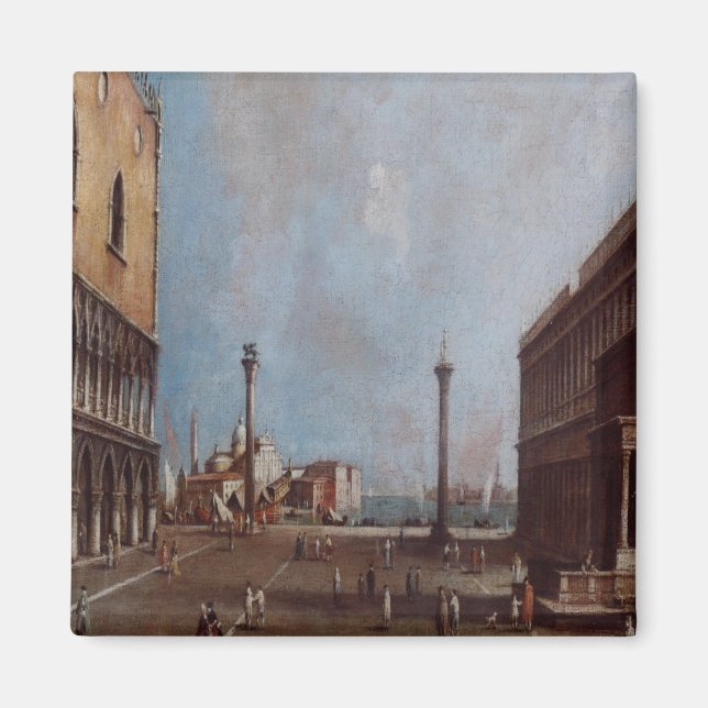 Aimant 'La Piazetta Verso L'Isola san Giorgi' (Devant)