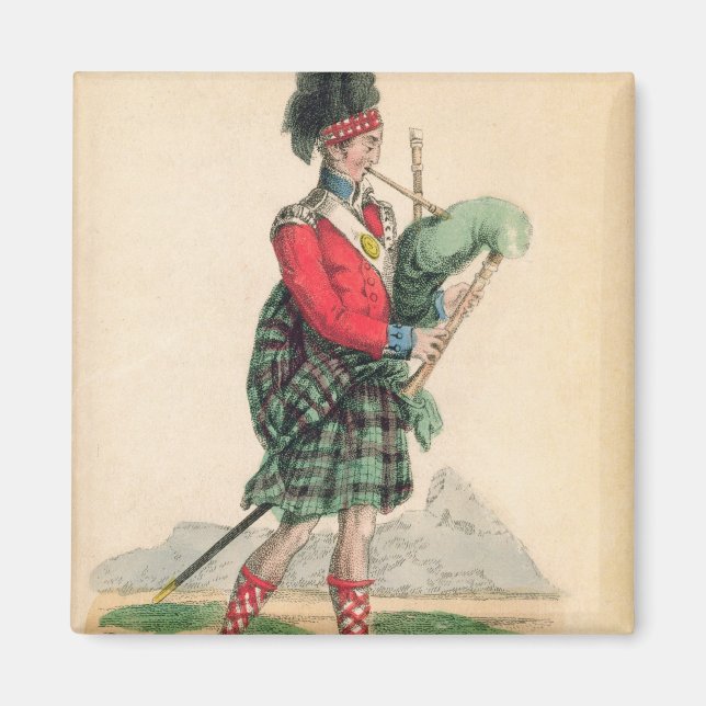 Aimant La pipette écossaise (Devant)