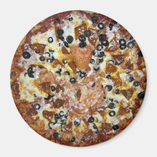 Aimant La pizza de travaux