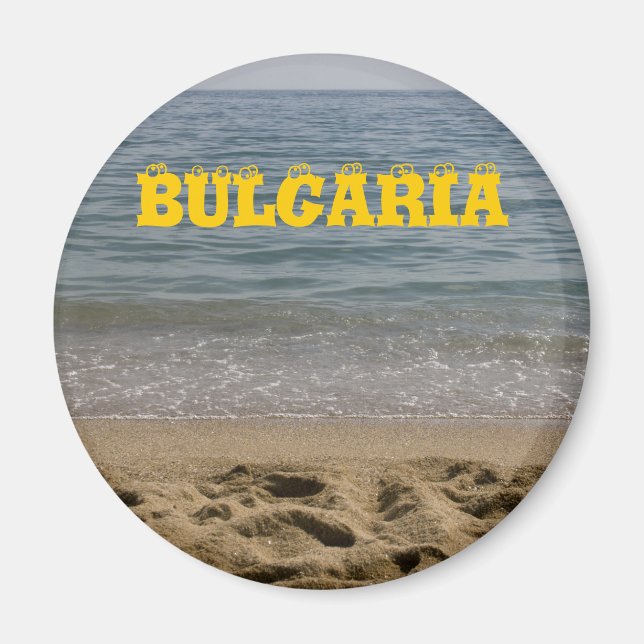 Aimant La plage de la mer de Bulgarie (Devant)