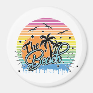 Aimant La plage, été 2023