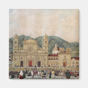 Aimant La plaza de Bolivar, Bogota, 1837