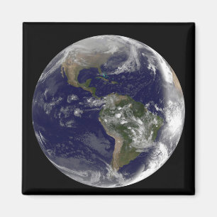 Aimant La pleine terre montrant l'Amérique du Nord et de