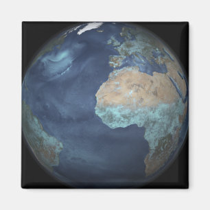 Aimant La pleine terre montrant l'évaporation