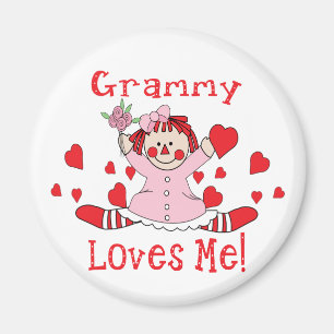 Aimant La poupée en cerf de Grammy Love