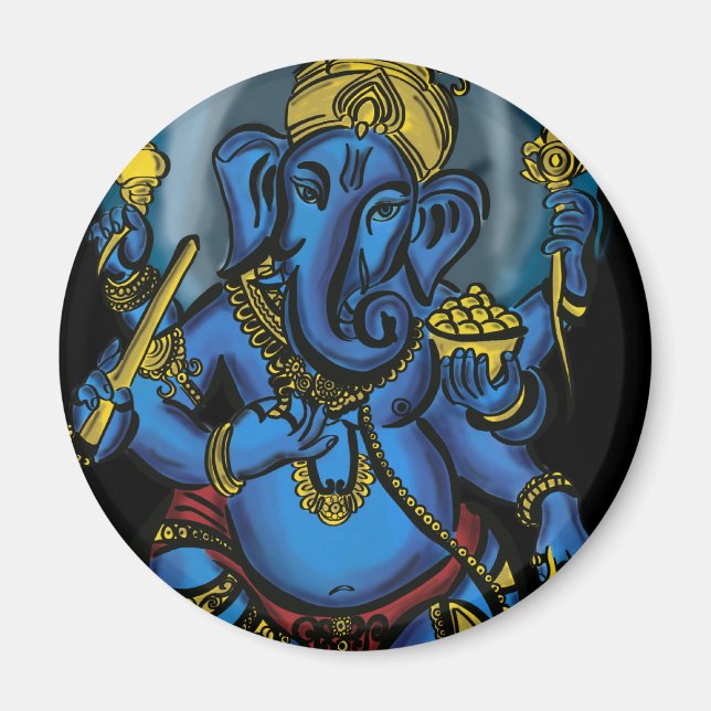 Aimant La prospérité de Ganesh (Devant)