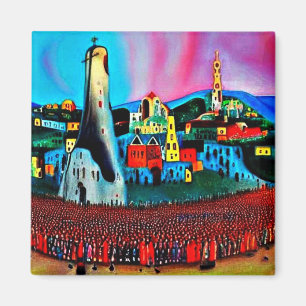 Aimant La protestation de masse