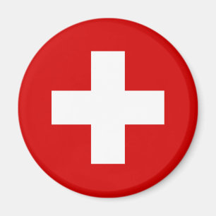 Aimant La qualité du drapeau suisse