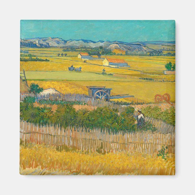Aimant La récolte, 1888 par Vincent van Gogh (Devant)