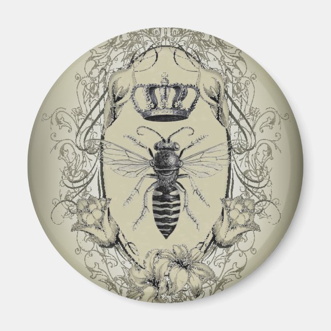 Aimant la reine de la couronne victorienne chic (Devant)