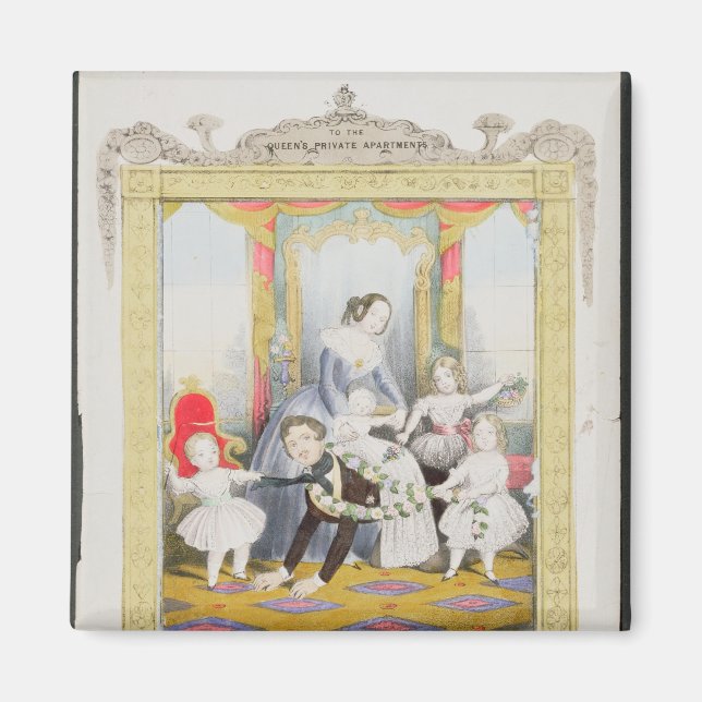 Aimant La reine et le Prince Albert à la maison (Devant)